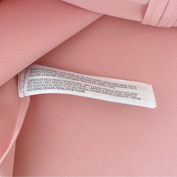 ZARA Woman Lace Sleeveless Mini Floral Fit & Flare Ruffle Dress Blush Pink M - Picture 4 of 7